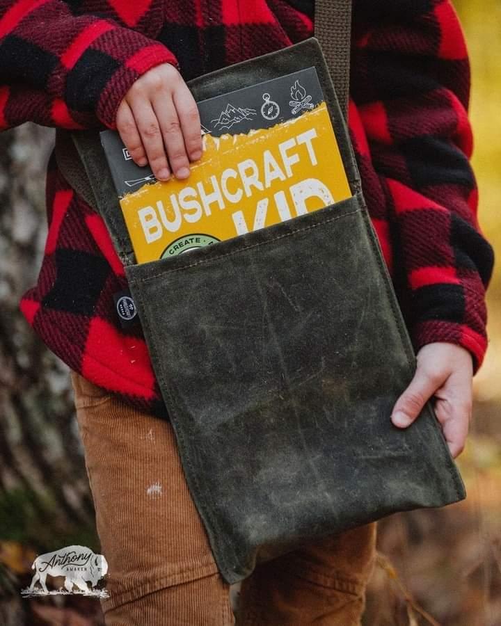 Campcraft Outdoors XL Haversack, Bushcraft Bag, Foragers Bag, Waxed Canvas Bag