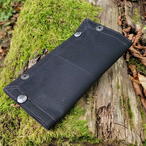 Black Waxed Canvas Travel Tray for your Gear or EDC