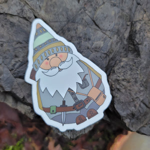 Bushcraft Adventure Gnome Stickers *Free U.S. Shipping*