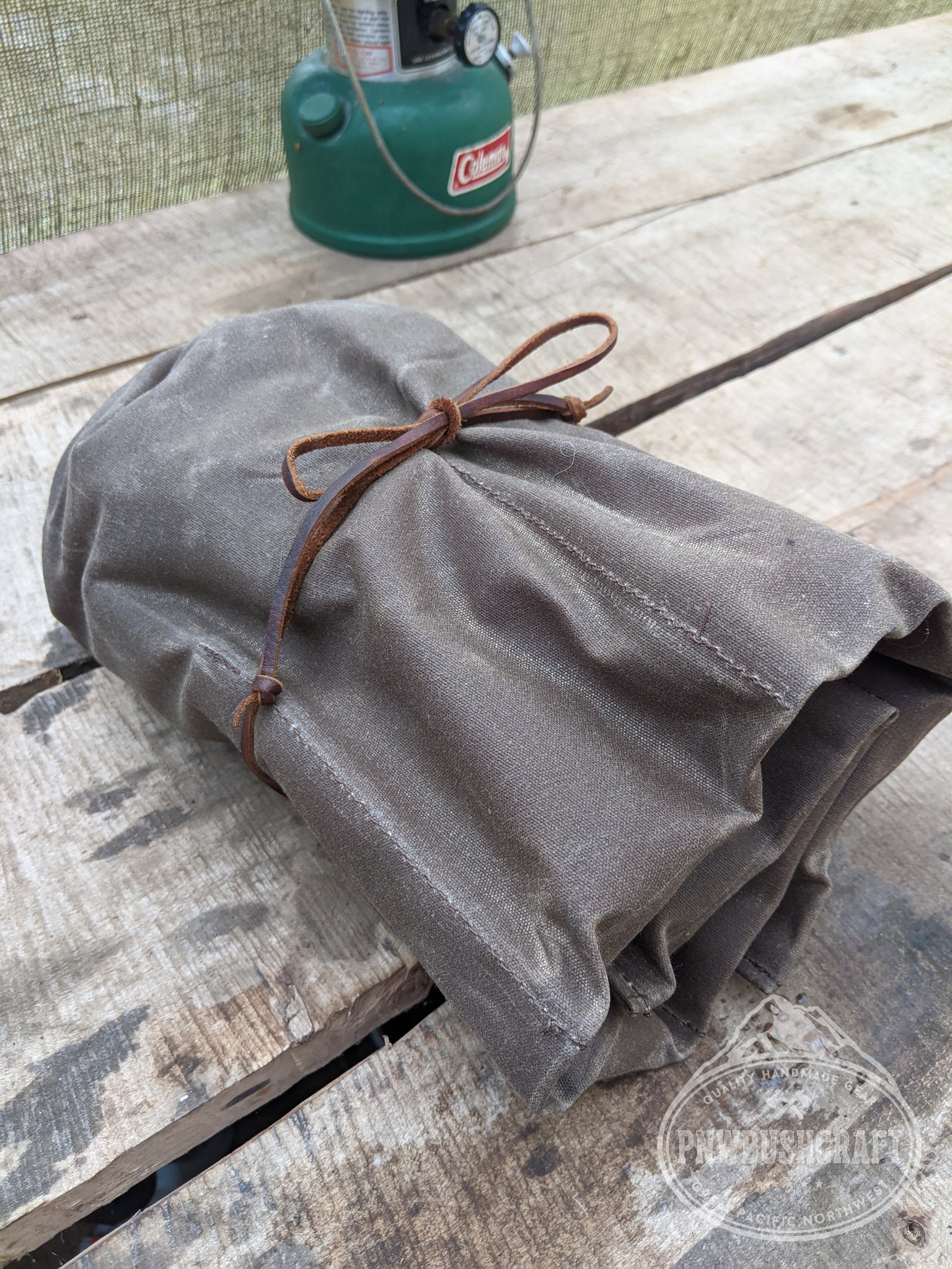 Nomadic Supply Waxed Canvas Roll-Up Tool Bag
