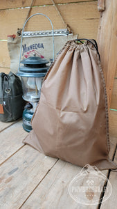 Lightweight Waxed Canvas Food Sack Bag in a Set with Two Sizes