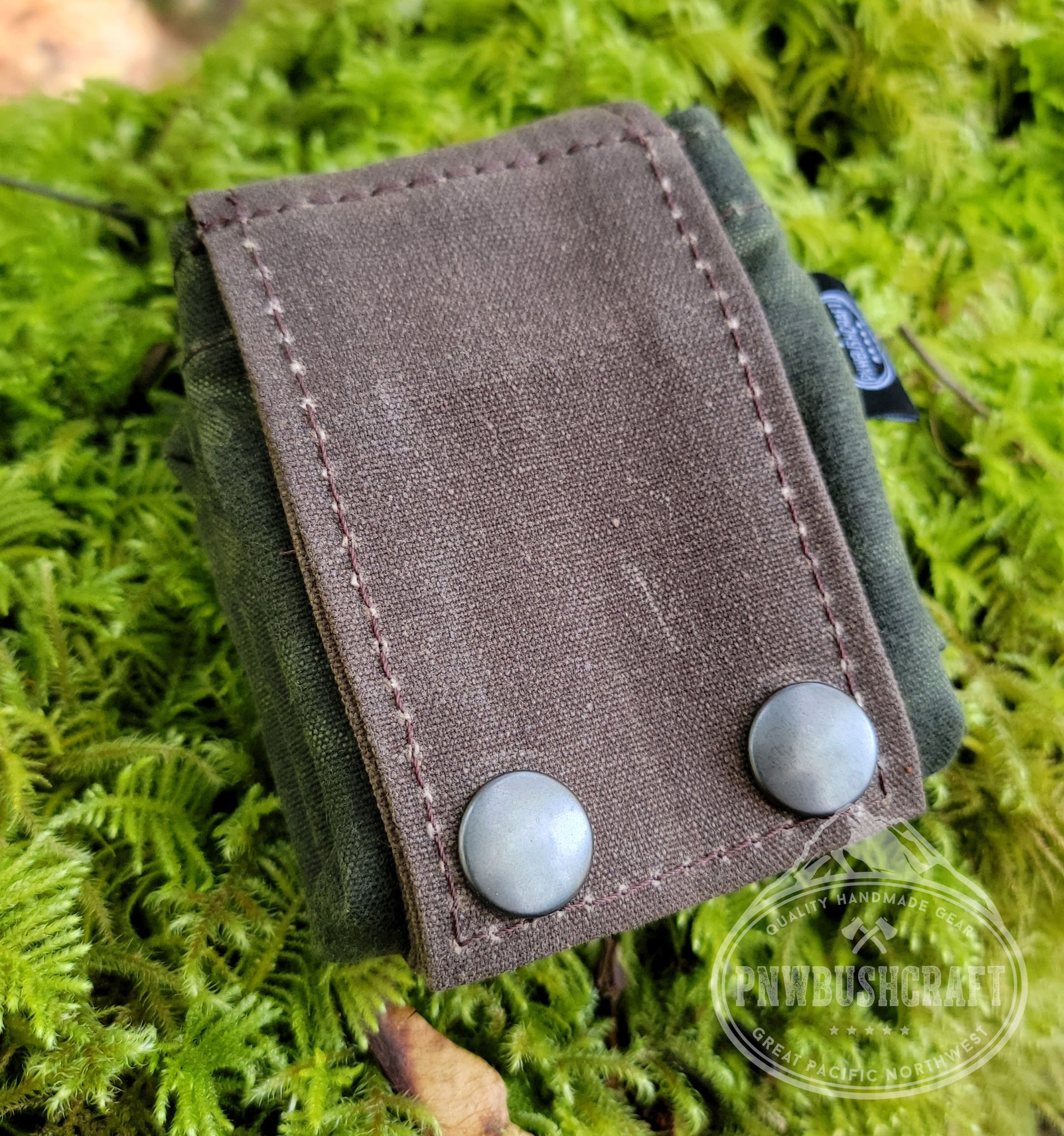 Foraging Pouch, Foraging Bag, Dump Pouch, Waterproof Waxed Canvas
