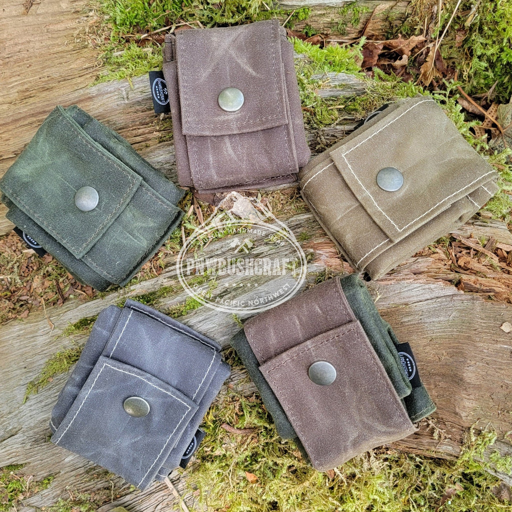 1pc Portable Outdoor Foraging Bag Fruit Picking Pouch Collapsible Berry  Puch Storage Leather Bushcraft Canvas Bag Hiking Camping