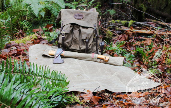 waxed canvas ground cloth hammock chair by PNWBUSHCRAFT