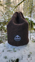 PNWBUSHCRAFT Wool & Waxed Canvas Bucket Bag Brown