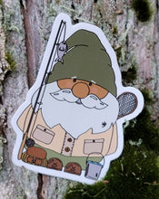 fisherman gnome vinyl sticker