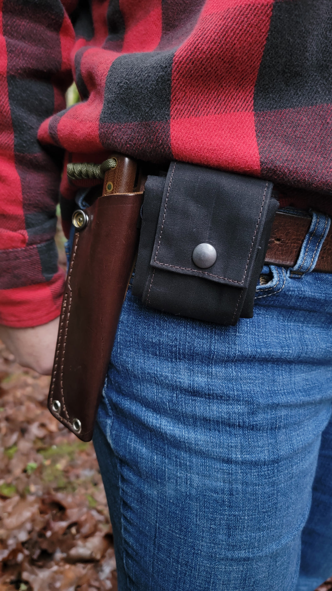 Mushroom Foraging Pouch, Hip Bag