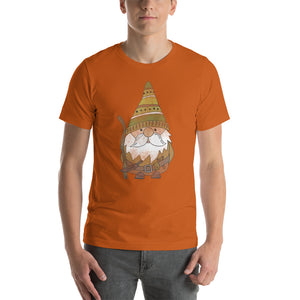 Dean the Daring Adventure Gnome Unisex t-shirt